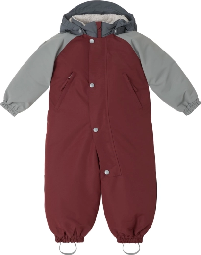 Leokid téli overál Color Block Redwood, 80-as méret (12–18 hónapos)