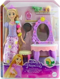 Disney Princess Aranyhaj stílusos kiegészítőkkel – játékkészlet babával és barátjával, Pascallal
