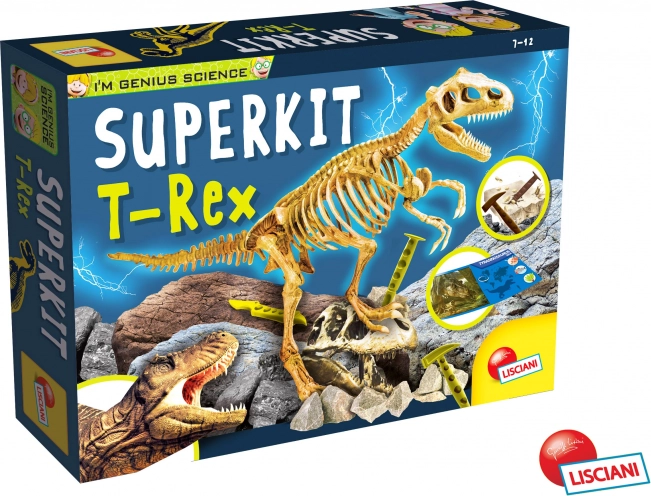 I'M GENIUS szuper készlet – T‑Rex régészeti szett