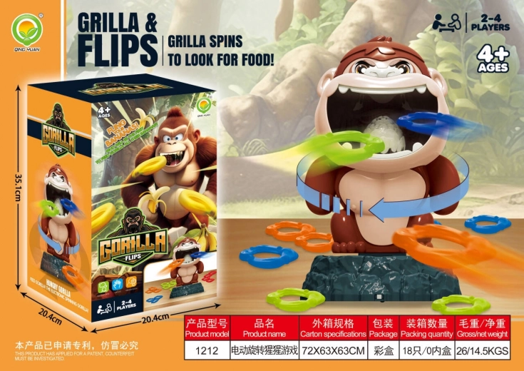 ügyességi játék gorilla