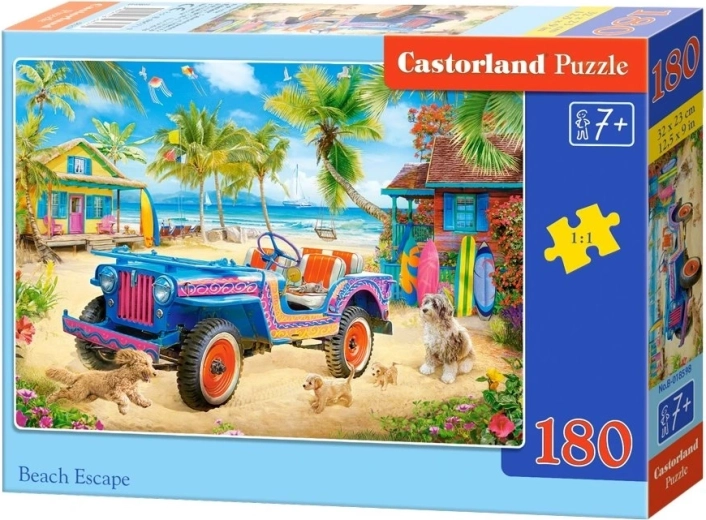 Castorland puzzle Menekülés a strandra 180 darab
