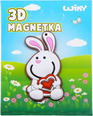 Nyuszi alakú mágnes 6 cm