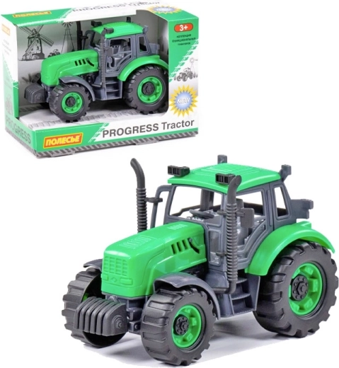 Polesie Progress lendkerekes traktor, zöld