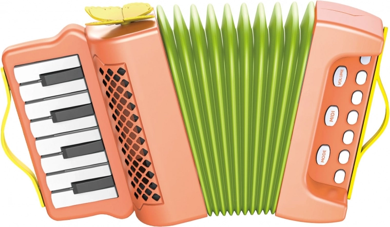 húzharmonika, gyerekeknek, 23 cm