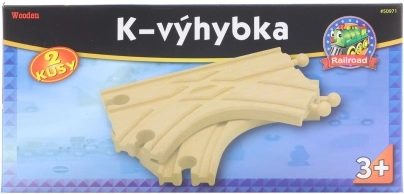 Váltó Fa Vasútmodellekhez - 2 darab