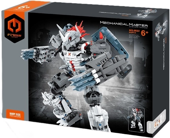 Mechanical Master építőjáték harci robot szürke (965 darab)