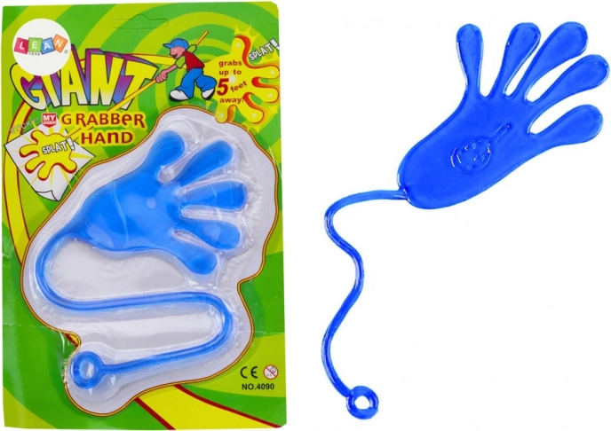 Ragadós nyelű rugalmas kék gluténslime