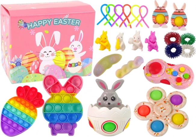 Húsvéti antistressz Fidget Toys Pop It készlet