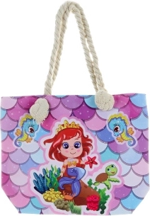 Textil válltáska Sellővel, mosható elülső résszel