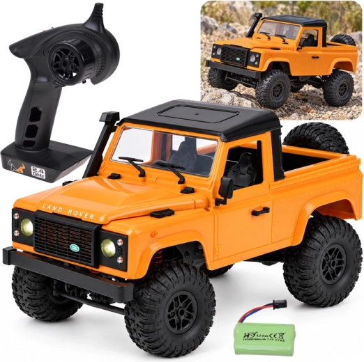 Távirányítású Land Rover Defender Pickup 4x4 terepjáró 1:12 méretarányban