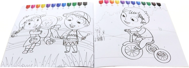 Színezés számok szerint könnyű és szép eredményekért