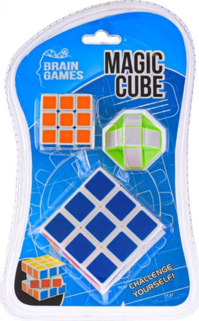 Brain Games fejtörő készlet: kirakókockák és kígyó