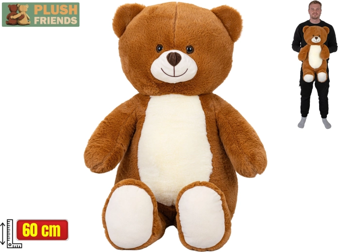 Plüss ülő maci 60 cm Plush Friends