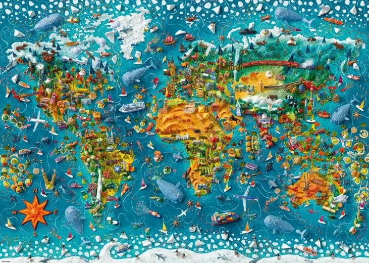 2000 darabos puzzle – A mi világunk