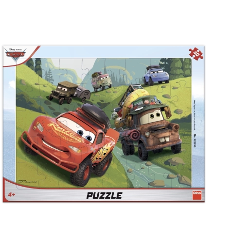 Cars: Kalandorok gyermek társas puzzle, 40 darabos