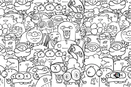 Monsters asztali alátét