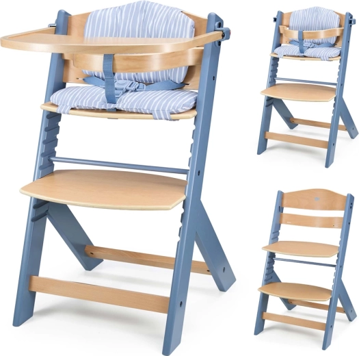 Kinderkraft Enock Nordic Breeze etetőszék párnával