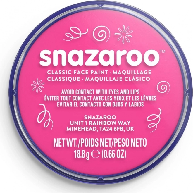 snazaroo arcfesték élénk rózsaszín 18 ml