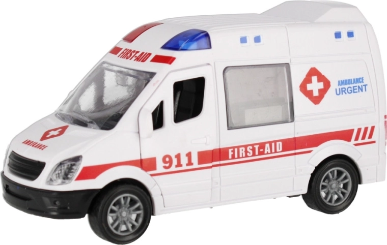 Mentőautó FIRST-AID – bevetésre készen