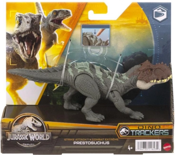 Dinoszaurusz figura Strike Attack támadó mechanizmussal – JURASSIC WORLD DINO TRACKERS