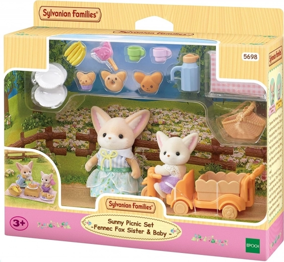 Sylvanian Families rókák pikniken