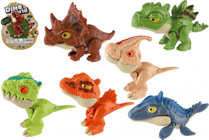 harapós dinoszaurusz mini 8 cm – műanyag figura kártyán