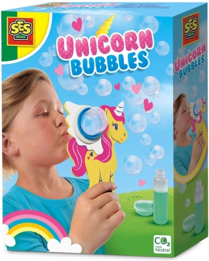 Unikornisos buborékfújó extra mókához