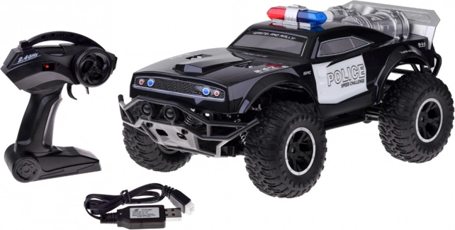 Távirányítású rendőrségi monster truck