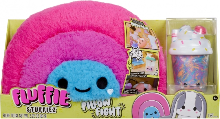 Fluffie Stuffiez Pillow Fight szivárvány párna
