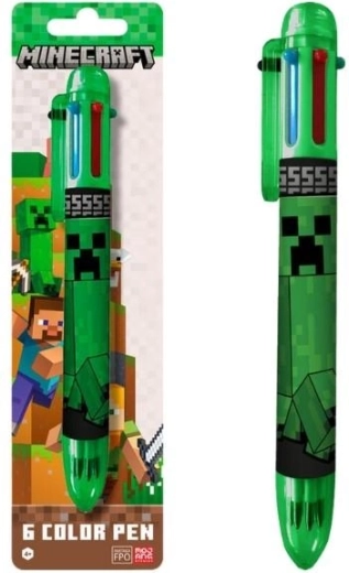 Hatszínű Minecraft golyóstoll
