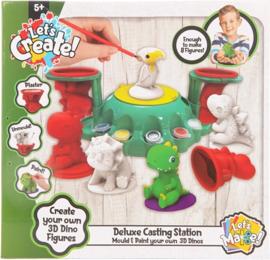 Dino DeLuxe gipsz figura készlet