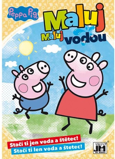 kifestő A5 fess vízzel Peppa malac