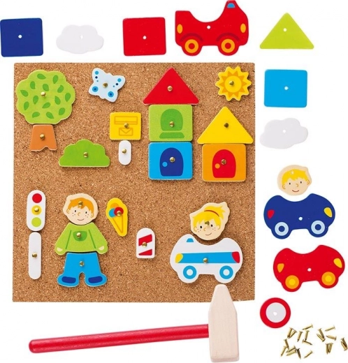 Korková Kalapács Játék Város