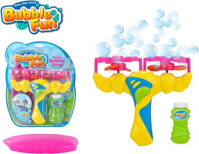 Bubble Fun buborékfújó Double Twinjet 118 ml utántöltővel