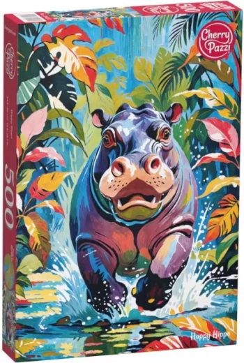 Puzzle – Boldog víziló 500 darab CHERRY PAZZI