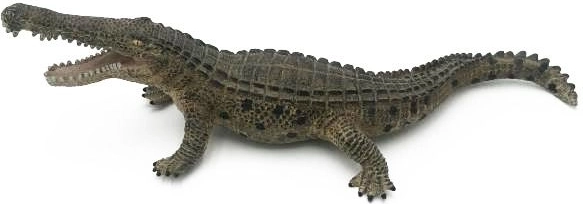 Sós vízi krokodil figura 37 cm