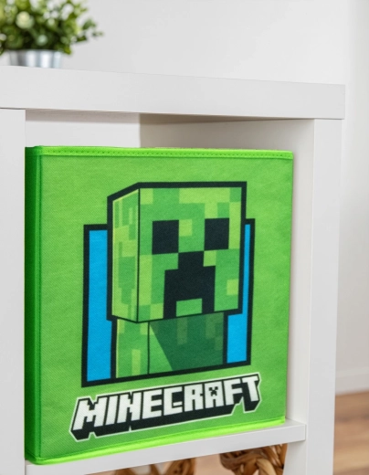 Minecraft tárolódoboz grass blokk formában