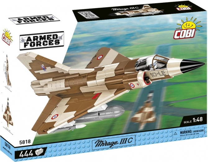 COBI Armed Forces építőkészlet – Mirage IIIC 1:48, 444 elem