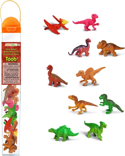 Safari Ltd. Toobs tubus – dinoszauruszbébik