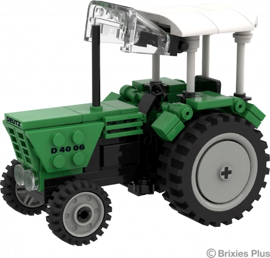 BRIXIES Plus építőkészlet DEUTZ D 40 06 traktor (148 elem)