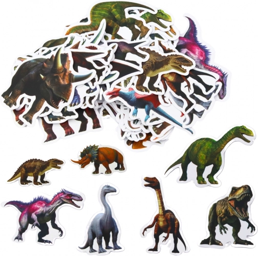 Szett gyerekeknek dinoszaurusz matricákkal 4-7cm 50db