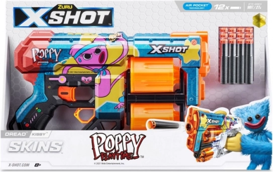 ZURU X-Shot Nyílpuska 12 Nyergek Poppy Playtime