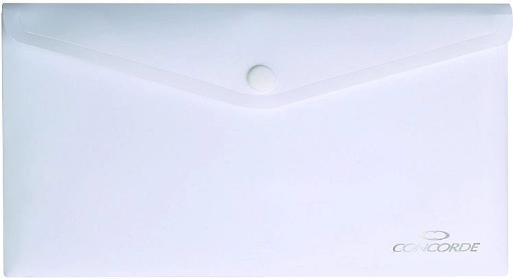 DL CONCORDE patentgombos irattartó mappa, fehér