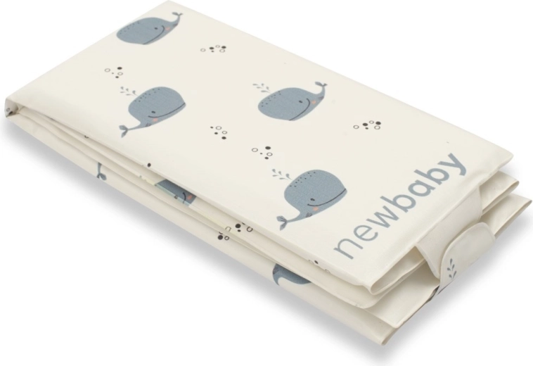 Utazó pelenkázó alátét NEW BABY Basic Whale