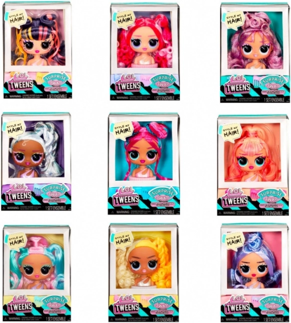 L.O.L. Surprise Tweens meglepetés Stylying fej