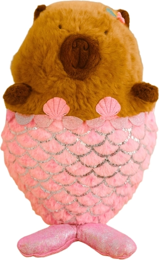 Csillogó rózsaszín farok pikkelymintával