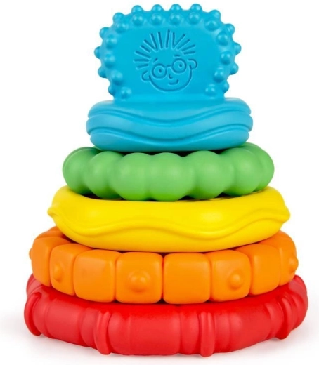 Baby Einstein 2 az 1-ben rakosgatható rágókák Stack & Teethe babáknak