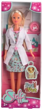 Steffi baba állatorvos kutyával