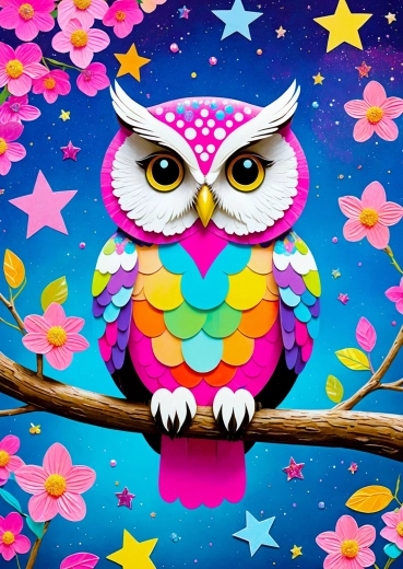 Enjoy puzzle Csillagos bagoly 1000 darabos