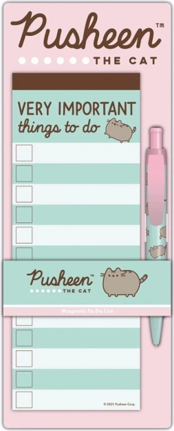 PUSHEEN jegyzetkészlet mágnessel és tollal